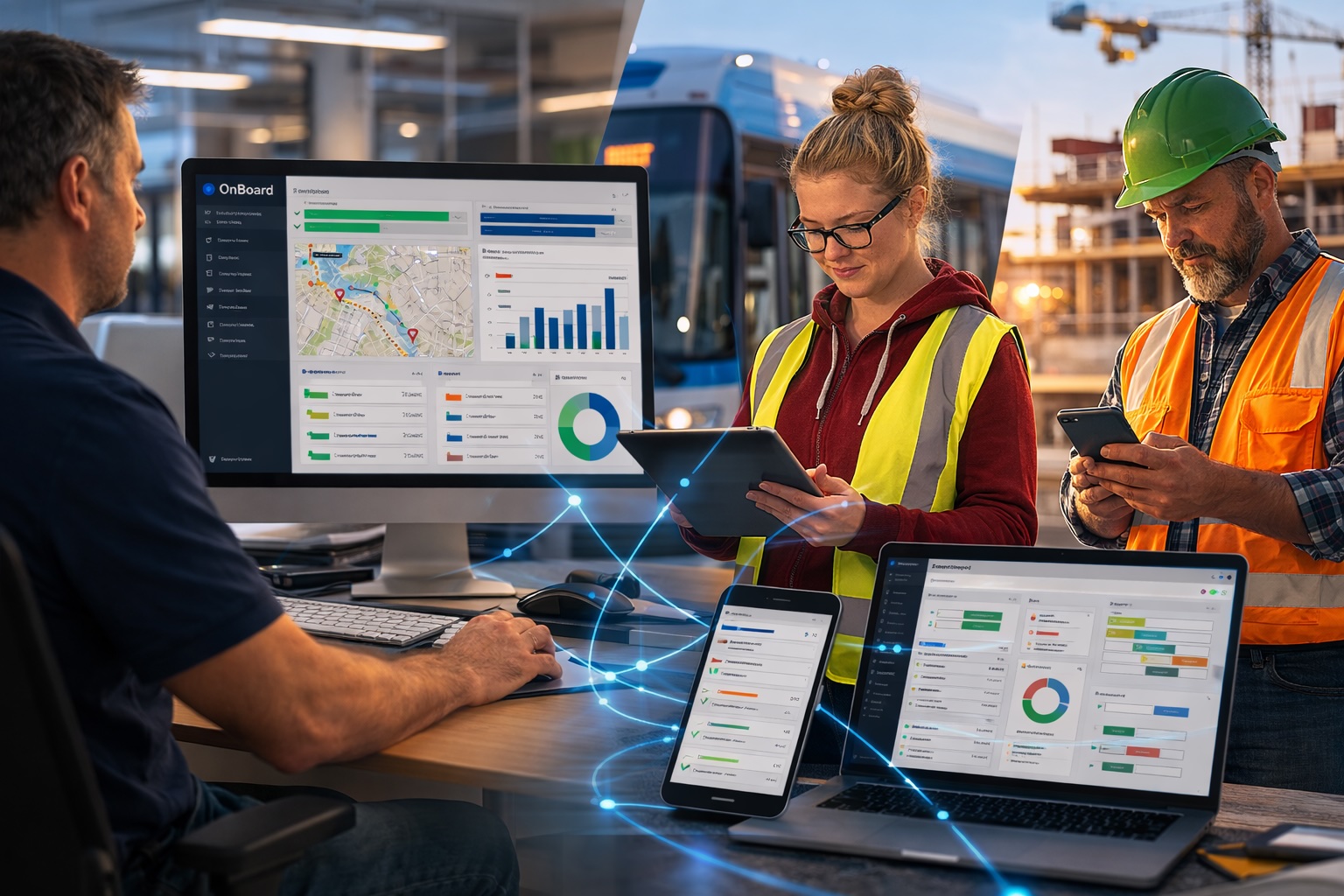 After: unified team dashboard with automated workflows